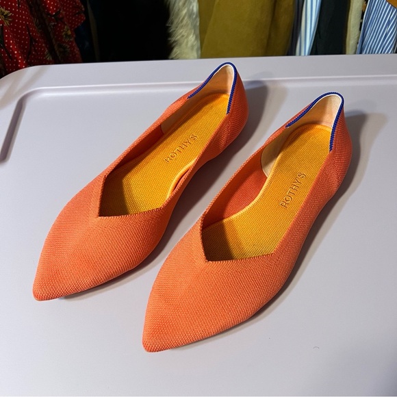 Rothy’s Coral Pointed Flats US 12.5 - Picture 2 of 12